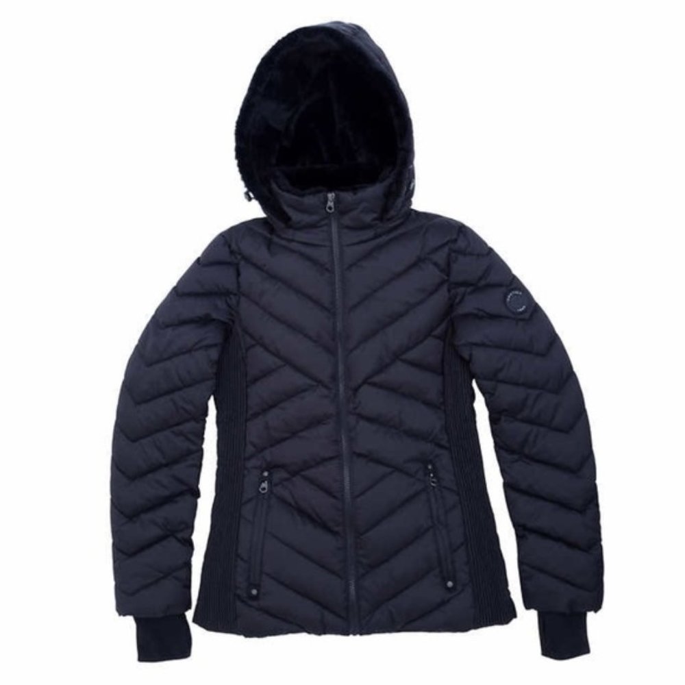 Nautica Women's Puffer Jacket - Black - Picture 6 of 7